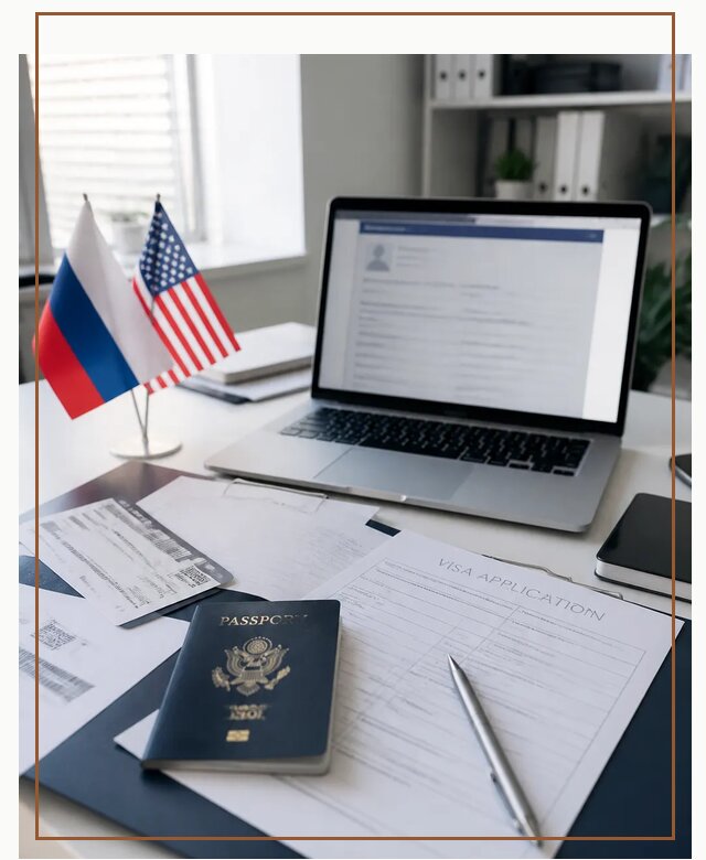 Оформление визы в США для туристов и бизнеса в Соколе